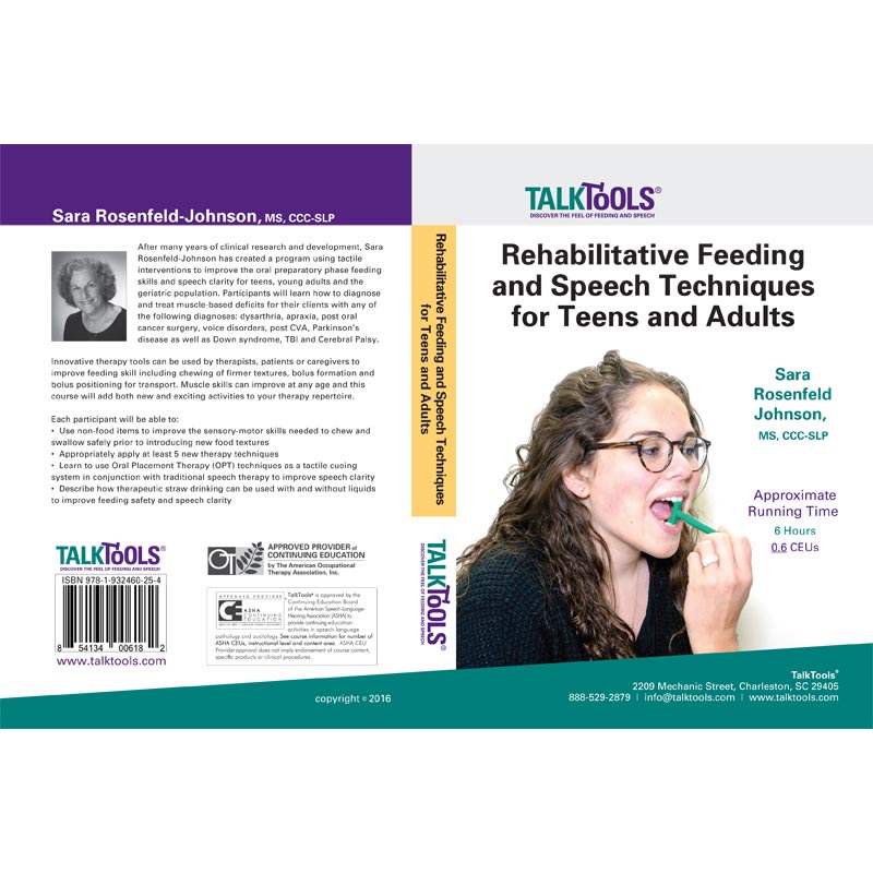 DVD : Rehabilitative Feeding and Speech Techniques for Teens and Adults - Image 3