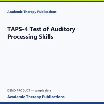 TAPS-4 Test of Auditory Processing Skills